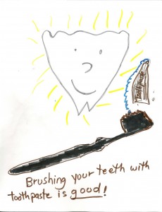 Toothbrush and Tooth